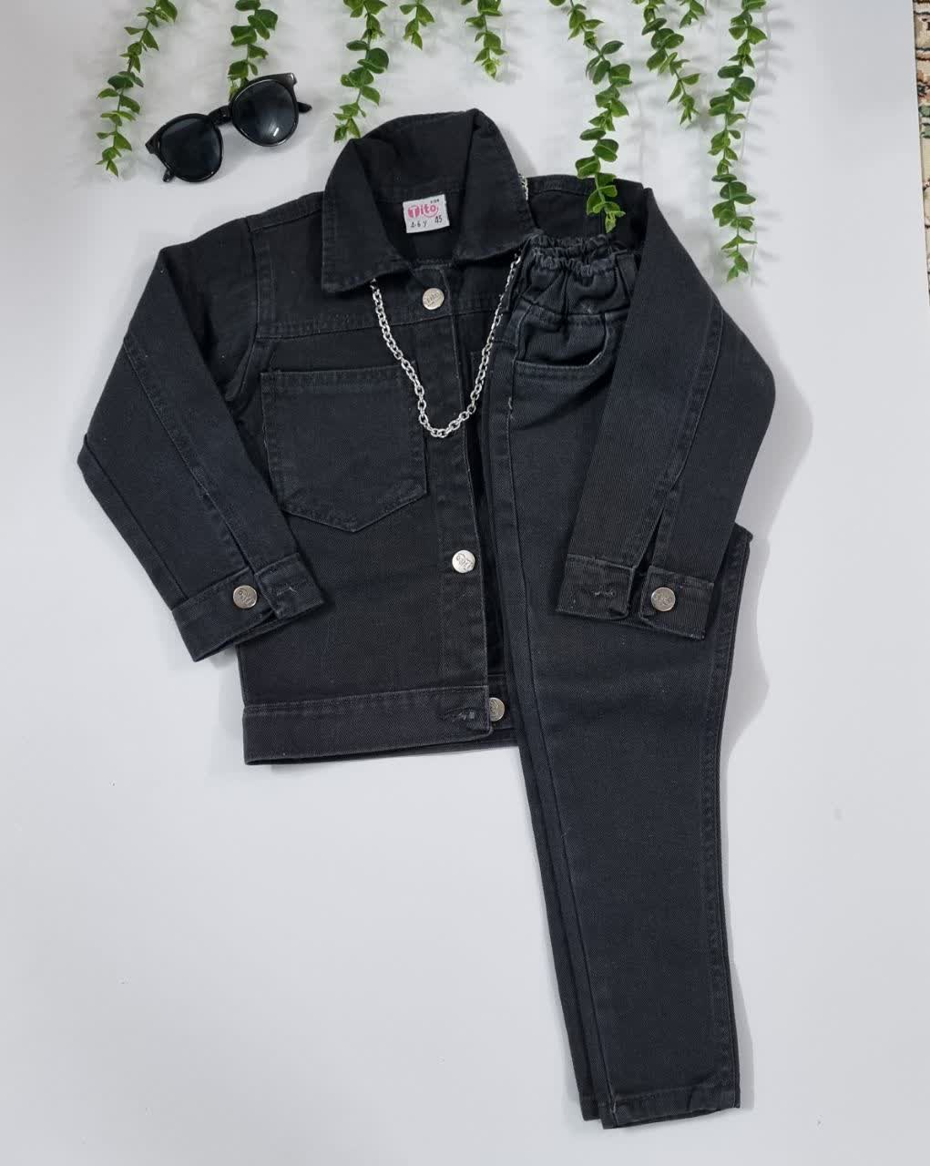 کت و شلوار کتان پسرانه