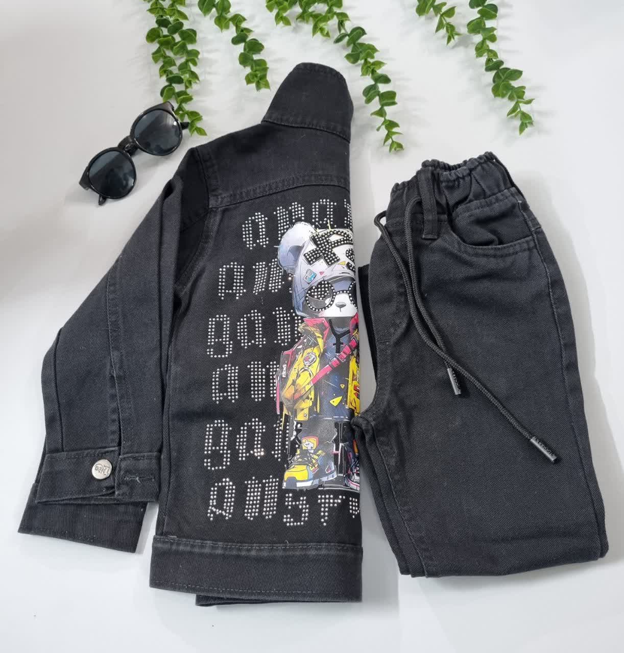 کت و شلوار کتان پسرانه - Image 4