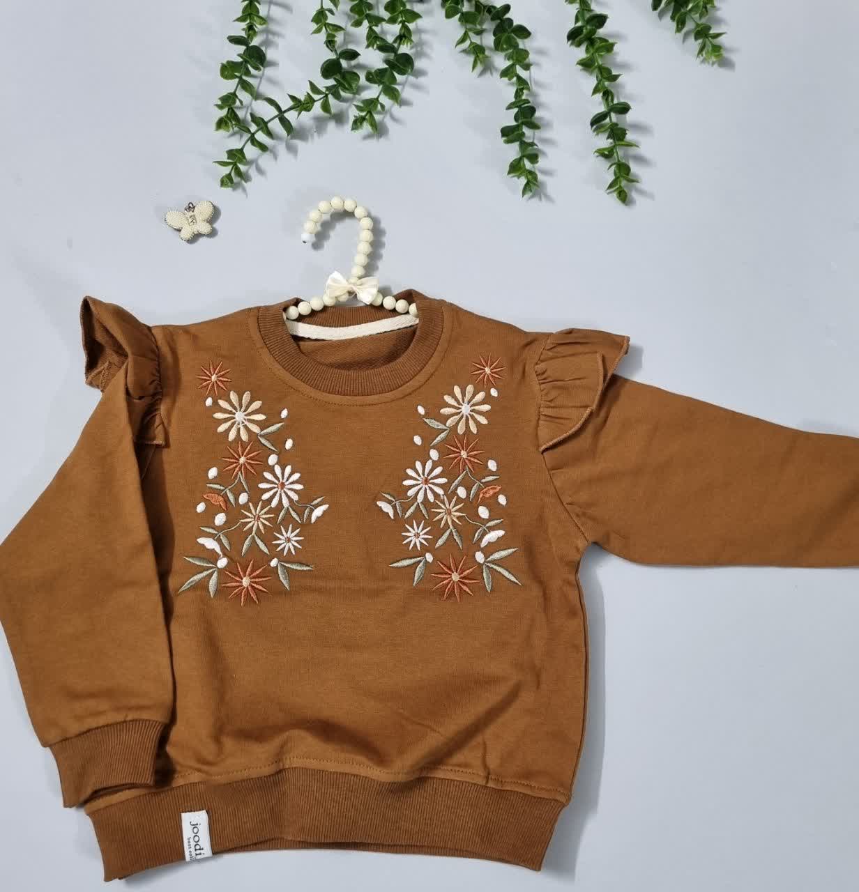 بلوز تک دخترانه گلدوزی شده - Image 3