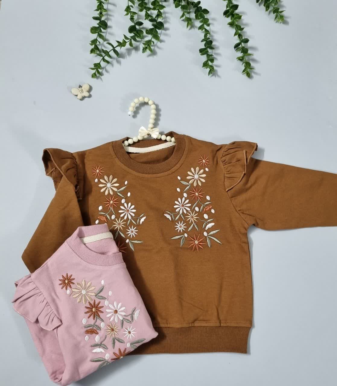 بلوز تک دخترانه گلدوزی شده - Image 4