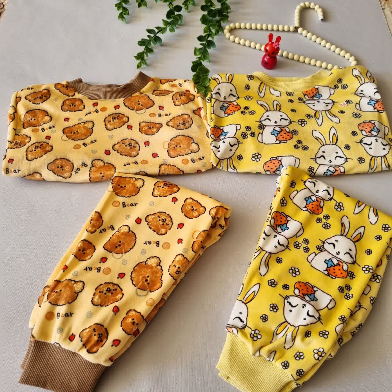 ست بلوز و شلوار حوله ای