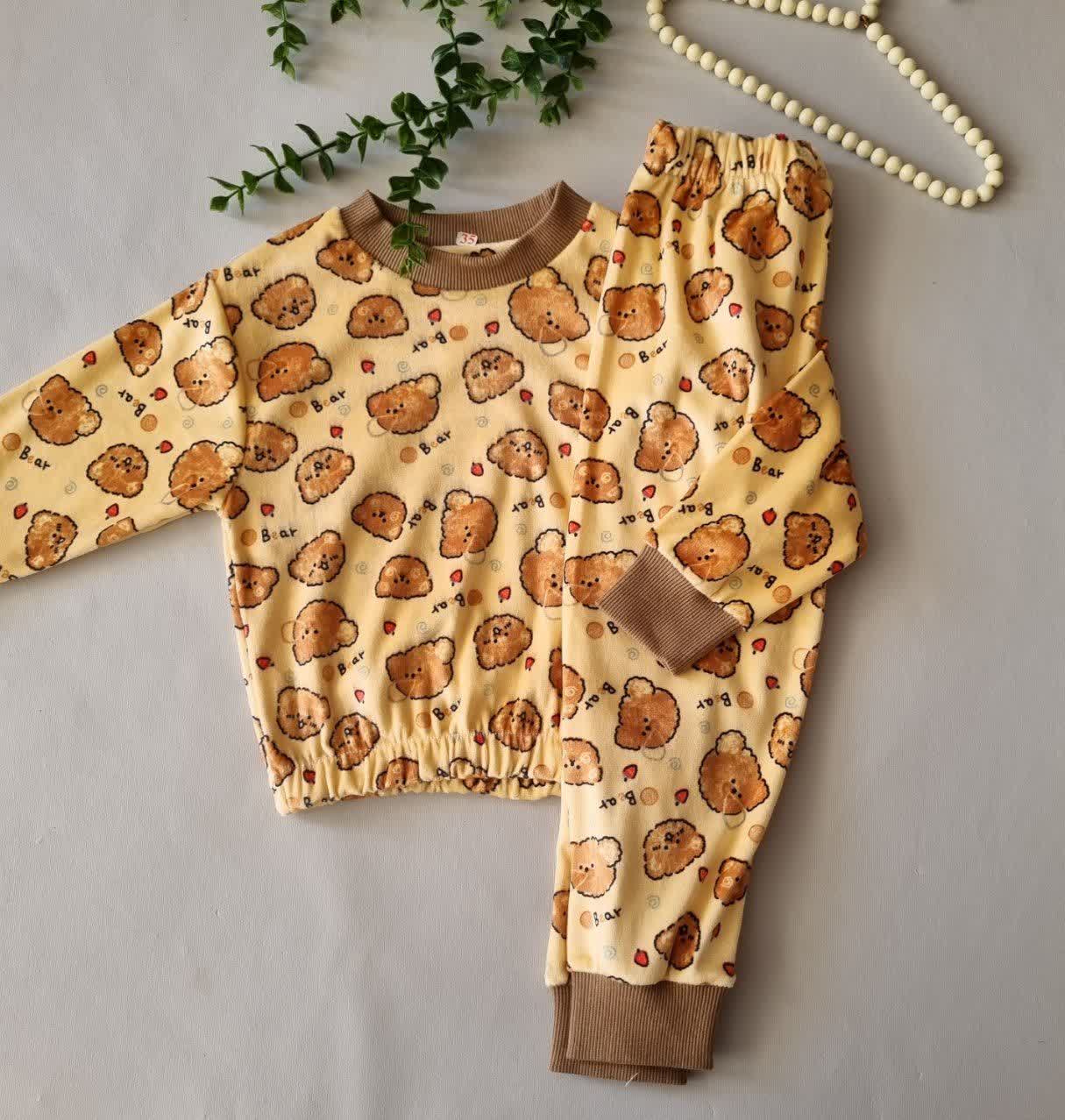 ست بلوز و شلوار حوله ای - Image 3