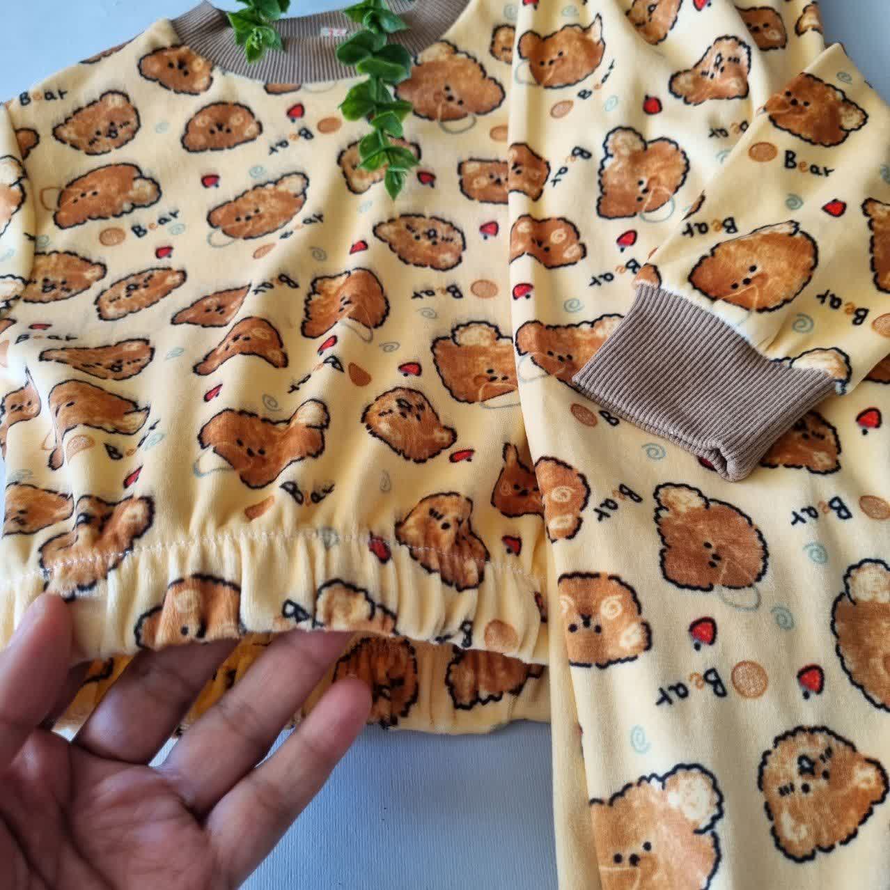 ست بلوز و شلوار حوله ای - Image 5