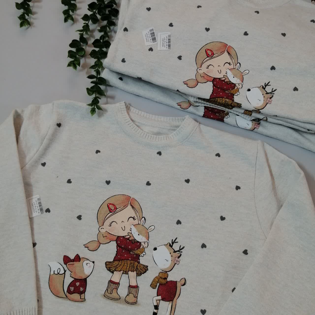 بلوز گپ دختر و گوزن - Image 4